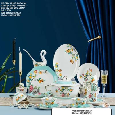 BỘ BÁT ĂN CAO CẤP QUẢ LỰU – MAY MẮN SUM VẦY